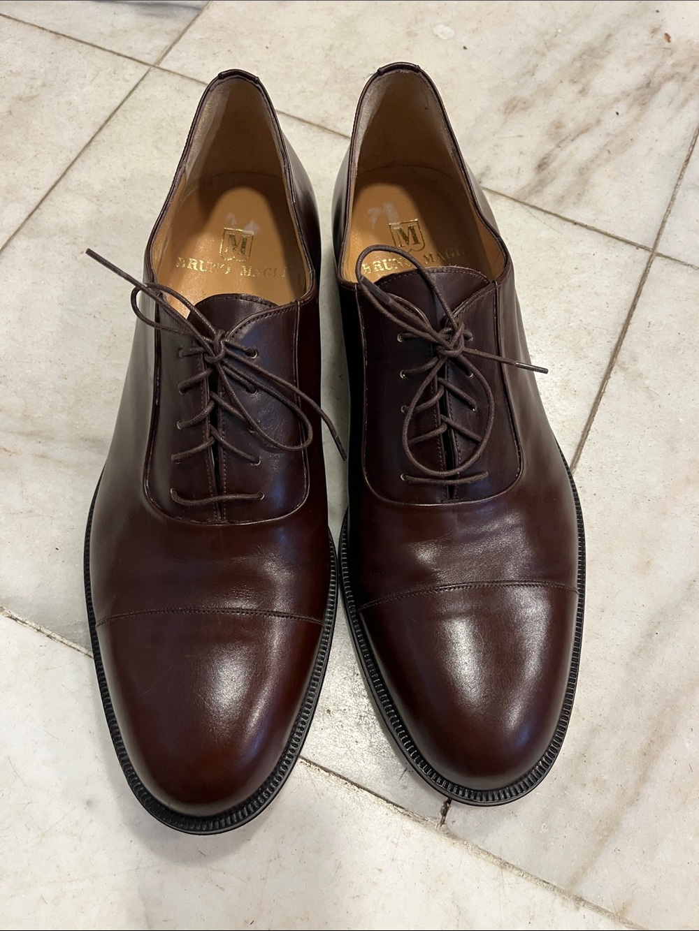 Men’s Bruno Magli Brown Leather Shoes